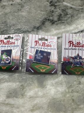 2026 MLB All Star Game Ballpark Exclusive PIN SET Philadelphia Phillies Phanatic